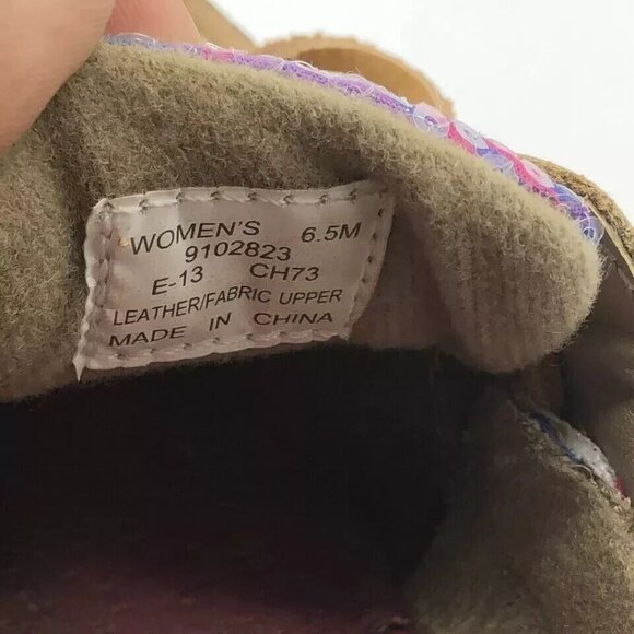 Sperry Top Sider Womens Shoes Size 6.5 M Tan Boat Shoe Angelfish Colorful Pink - Picture 10 of 11